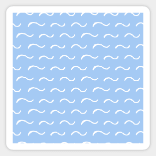 Repeating Water Pattern Sticker